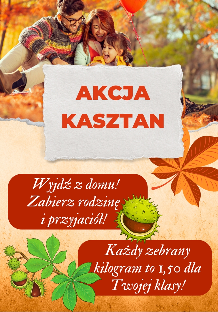 Akcja kasztan plakat